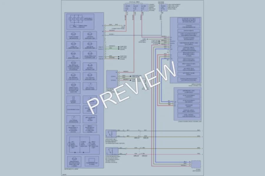 2010 MercedesBenz ML450HYBRID Instrument Cluster wiring diagram preview