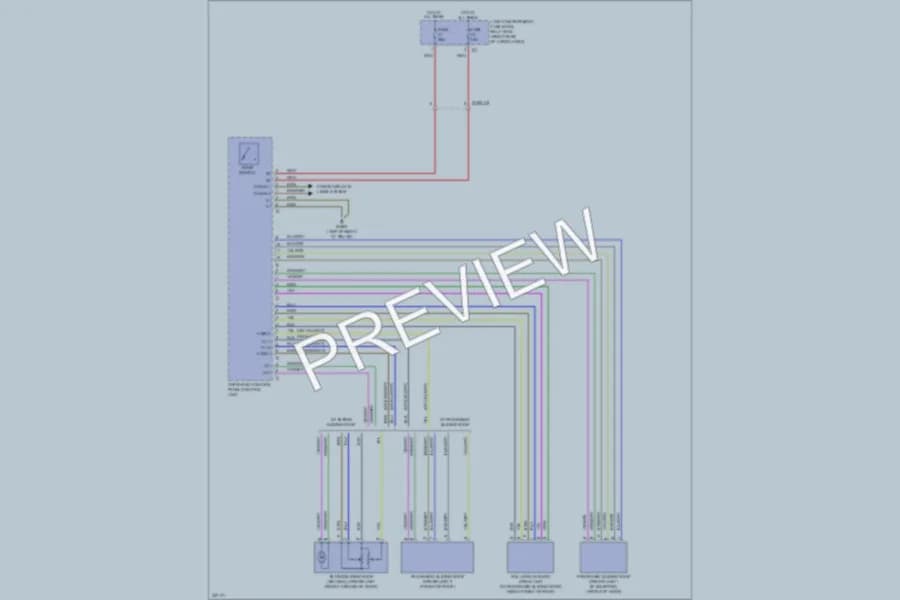 2010 MercedesBenz R350BLUETEC Power Top Sunroof wiring diagram preview
