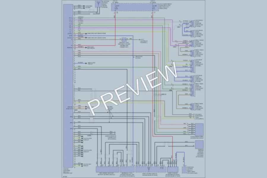 2010 MercedesBenz R350BLUETEC Radio wiring diagram preview
