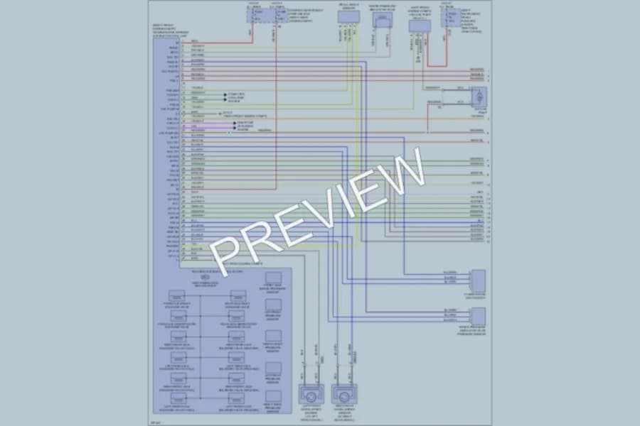 2010 MercedesBenz S400HYBRID Anti Lock Brakes wiring diagram preview