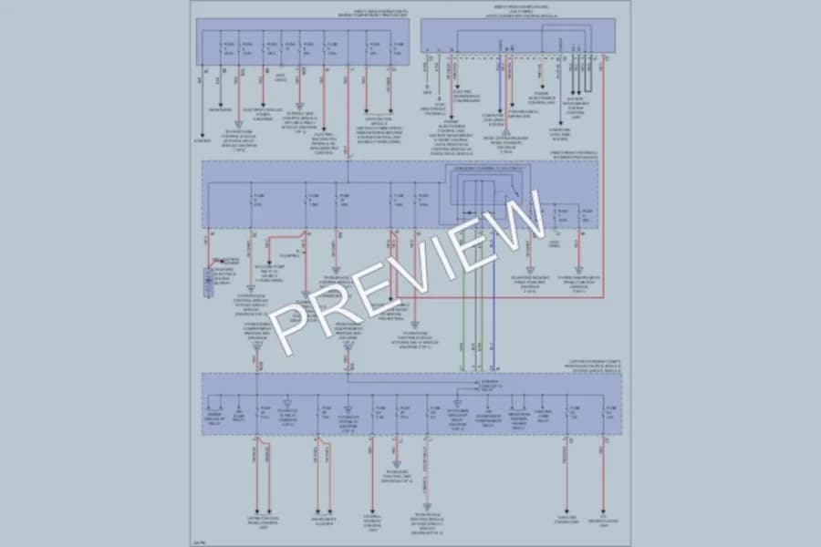 2010 MercedesBenz S400HYBRID Power Distribution wiring diagram preview