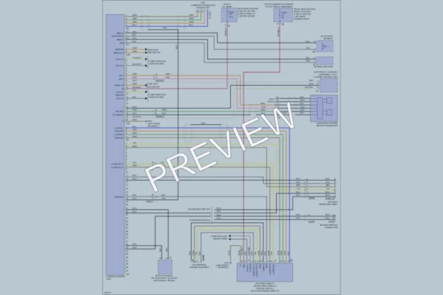2010 MercedesBenz S400HYBRID Radio wiring diagram preview