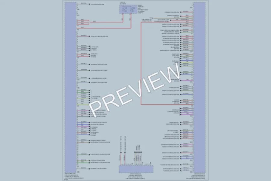 2010 MercedesBenz SLK350 Body Control Modules wiring diagram preview