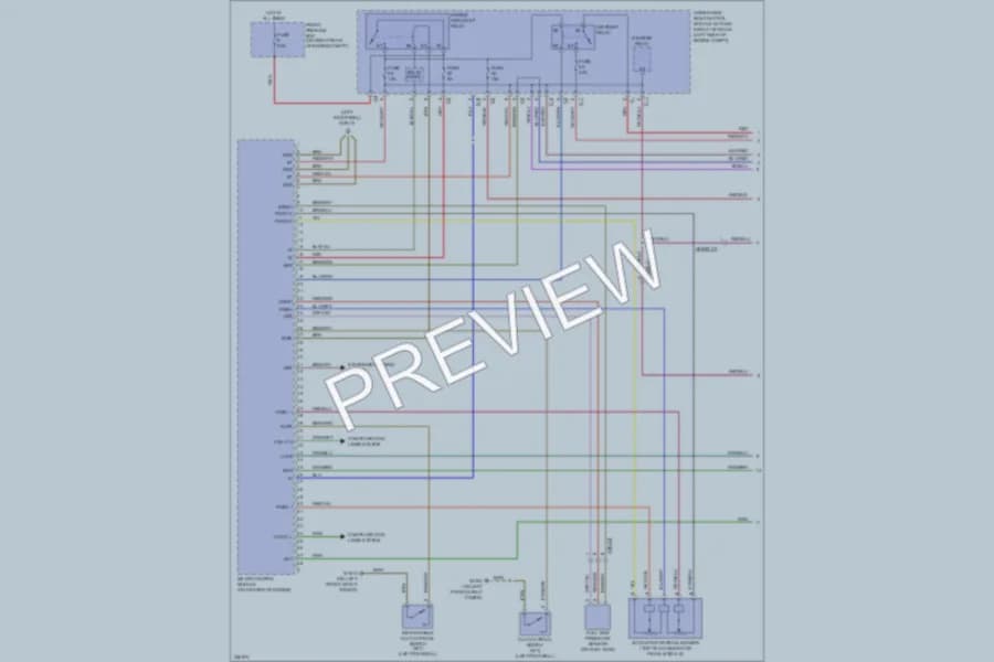 2010 MercedesBenz SLK350 Engine Performance wiring diagram preview