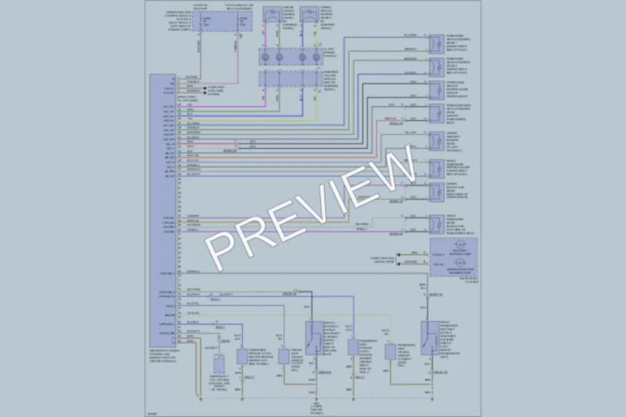2010 MercedesBenz SLK350 Supplemental Restraints wiring diagram preview