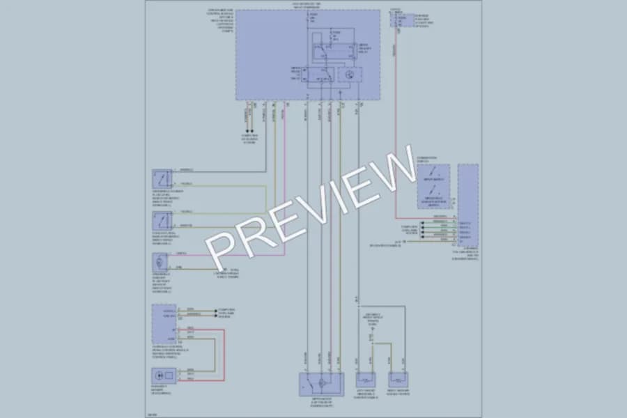 2010 MercedesBenz SLK350 Wiper Washer wiring diagram preview