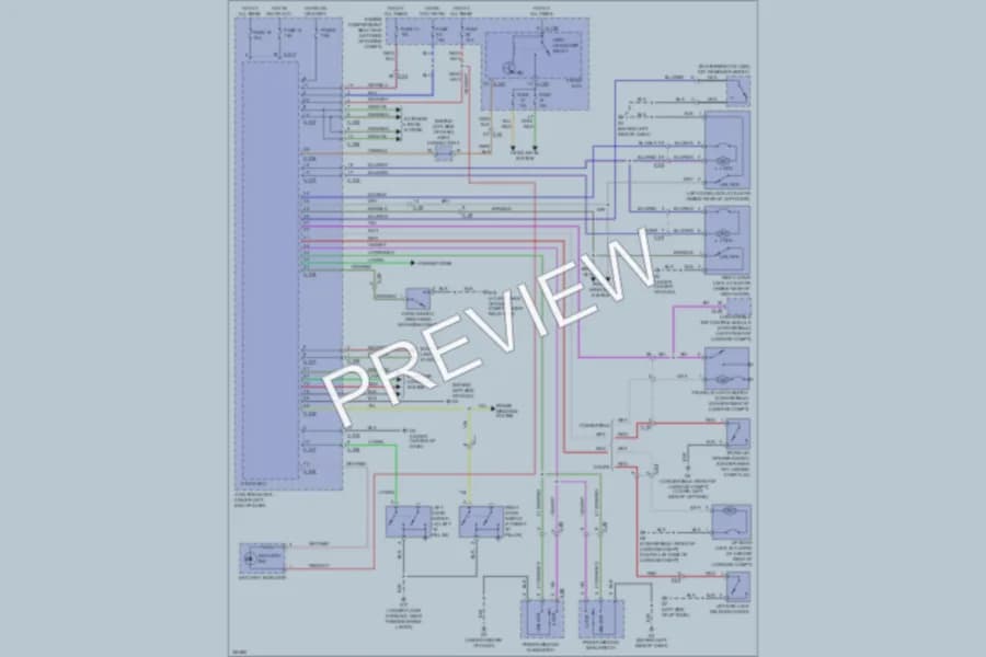 2010 Mitsubishi Eclipse Anti Theft wiring diagram preview