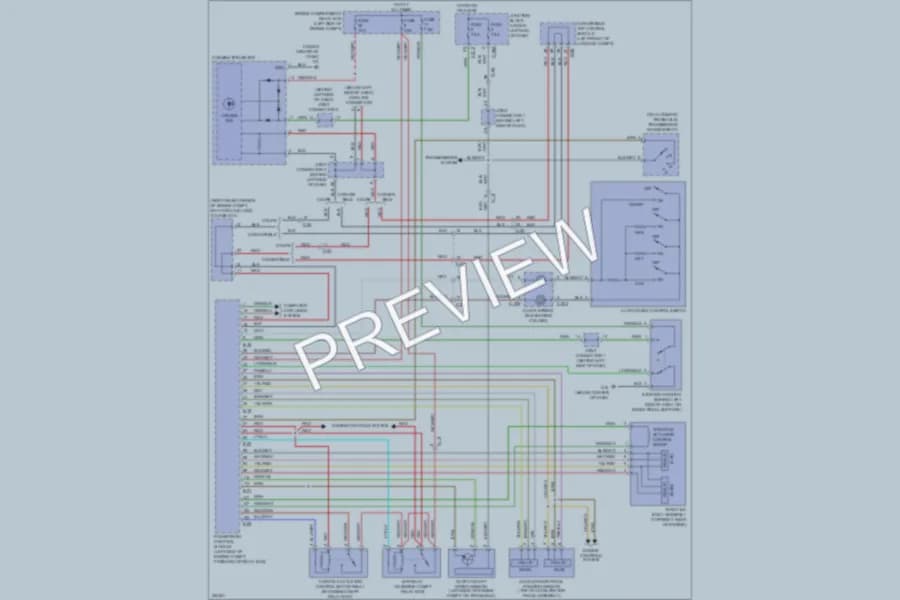 2010 Mitsubishi Eclipse Cruise Control wiring diagram preview