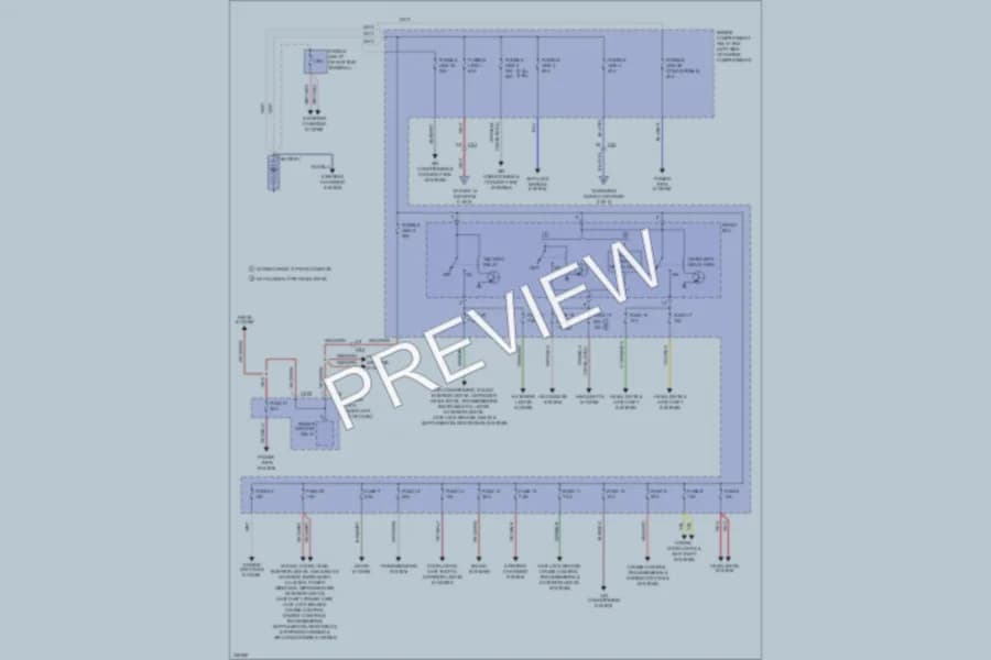2010 Mitsubishi Eclipse Power Distribution wiring diagram preview