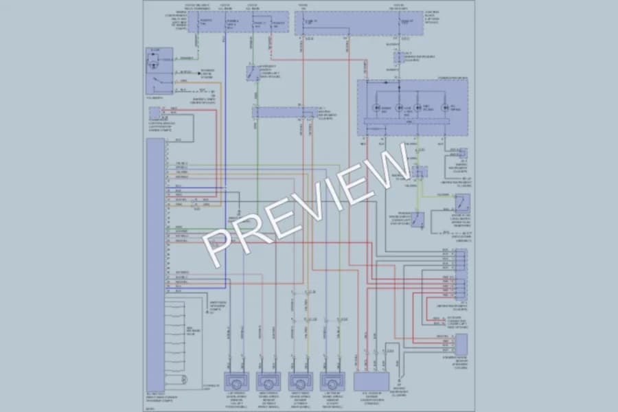 2010 Mitsubishi Endeavor Anti Lock Brakes wiring diagram preview