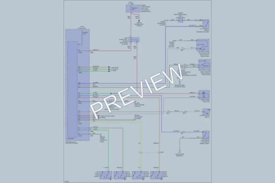 2010 Mitsubishi Endeavor Anti Theft wiring diagram preview
