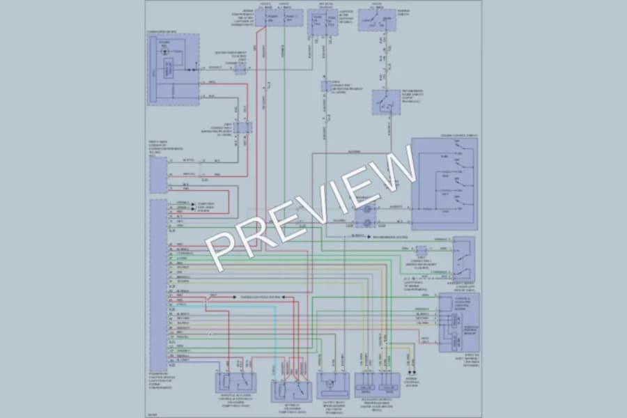 2010 Mitsubishi Endeavor Cruise Control wiring diagram preview
