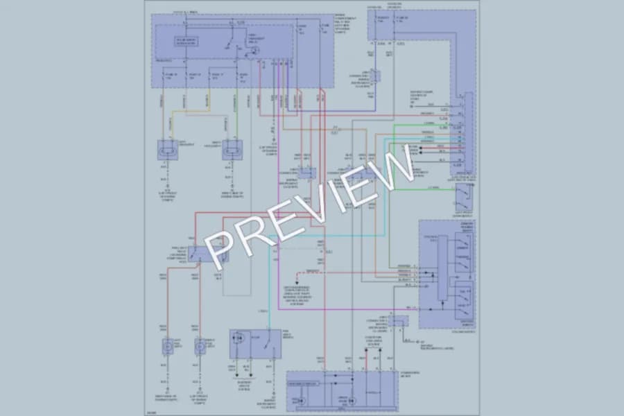 2010 Mitsubishi Endeavor Headlights wiring diagram preview