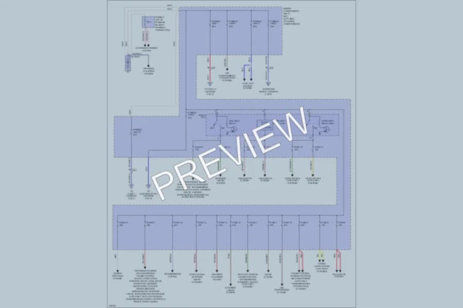 2010 Mitsubishi Endeavor Power Distribution wiring diagram preview