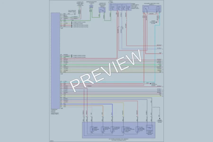 2010 Mitsubishi Endeavor Transmission wiring diagram preview