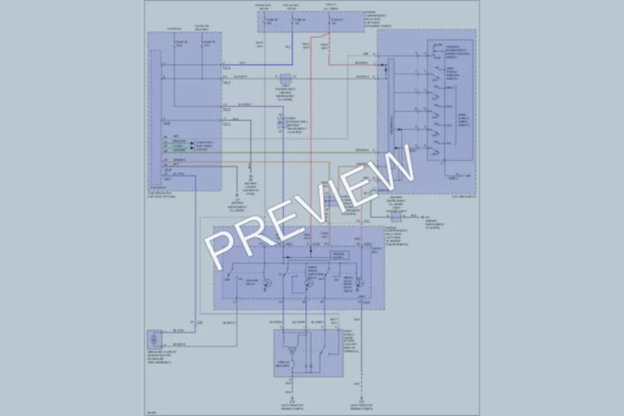 2010 Mitsubishi Endeavor Wiper Washer wiring diagram preview