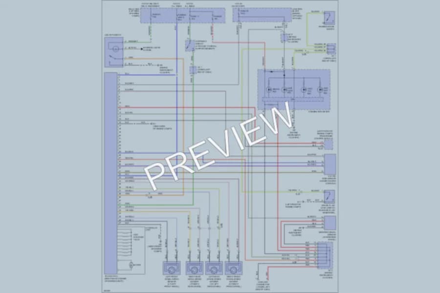 2010 Mitsubishi Galant Anti Lock Brakes wiring diagram preview