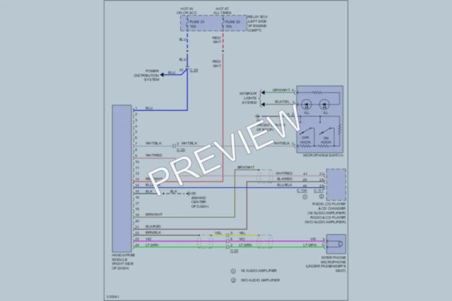 2010 Mitsubishi Galant Navigation wiring diagram preview