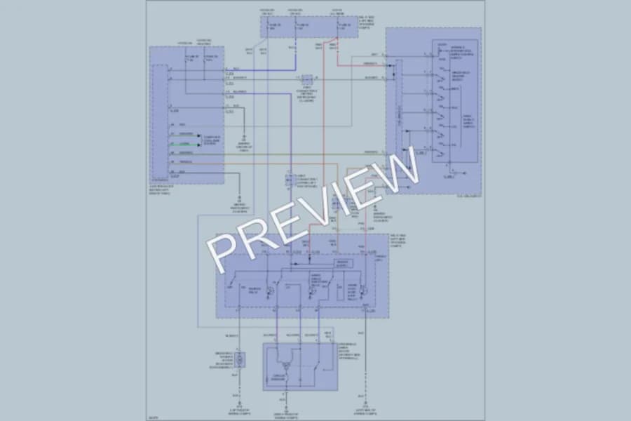 2010 Mitsubishi Galant Wiper Washer wiring diagram preview