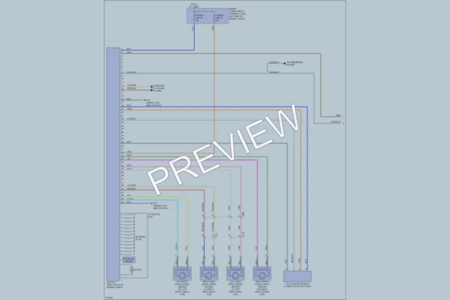 2010 Mitsubishi Lancer Anti Lock Brakes wiring diagram preview
