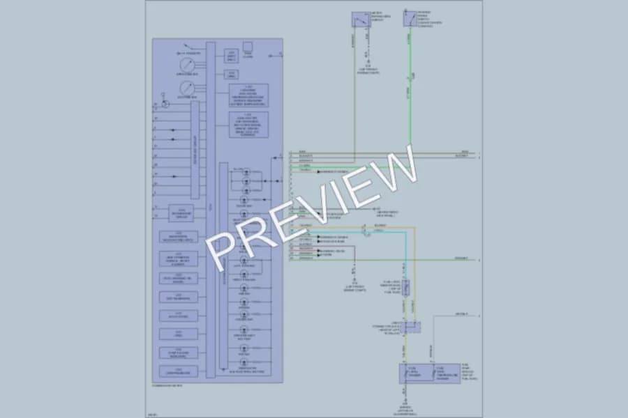 2010 Mitsubishi LancerEvolution Instrument Cluster wiring diagram preview