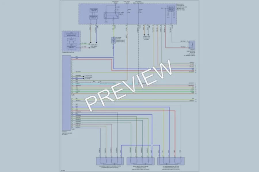 2010 Mitsubishi LancerSportback Air Conditioning wiring diagram preview