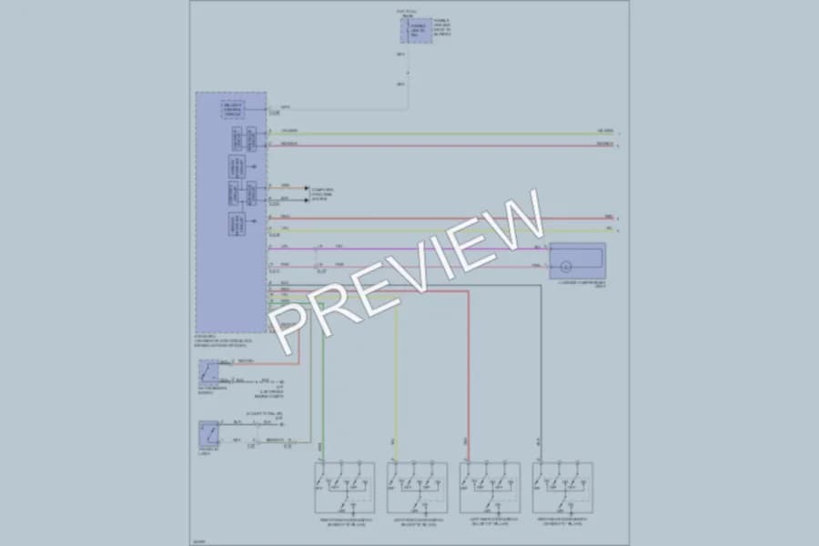2010 Mitsubishi LancerSportback Interior Lights wiring diagram preview