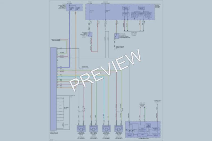 2010 Mitsubishi Outlander Anti Lock Brakes wiring diagram preview