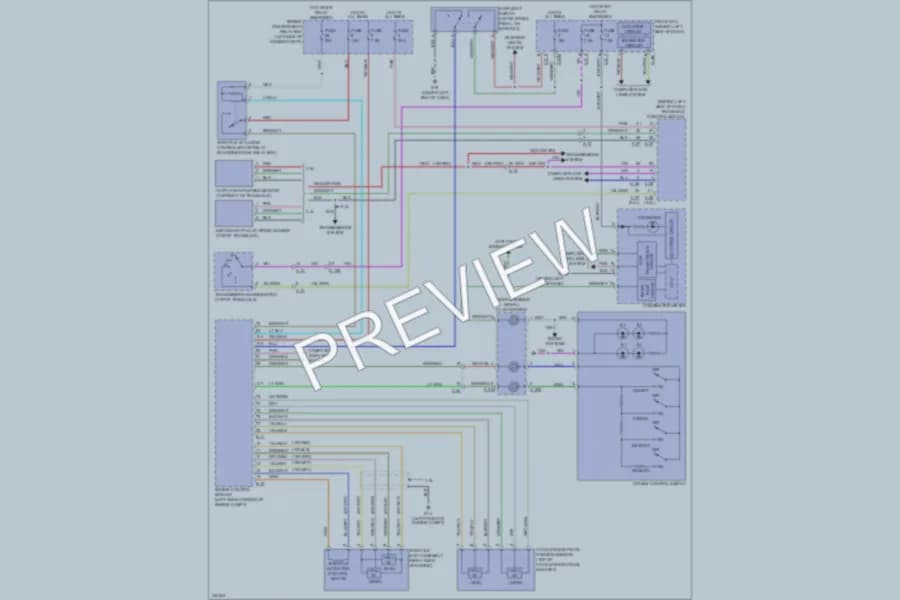 2010 Mitsubishi Outlander Cruise Control wiring diagram preview