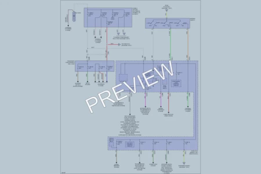 2010 Mitsubishi Outlander Power Distribution wiring diagram preview