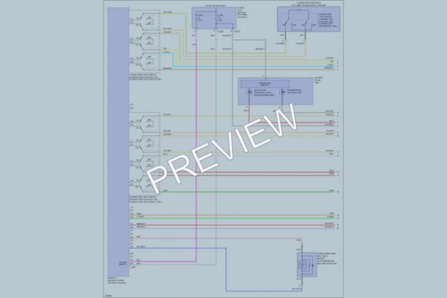 2010 Mitsubishi Outlander Supplemental Restraints wiring diagram preview