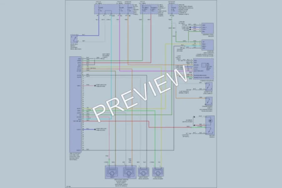 2010 Nissan 370Z Anti Lock Brakes wiring diagram preview