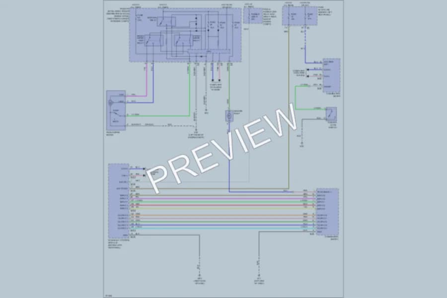 2010 Nissan 370Z Wiper Washer wiring diagram preview