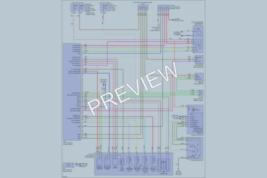 2010 Nissan Altima Transmission wiring diagram preview
