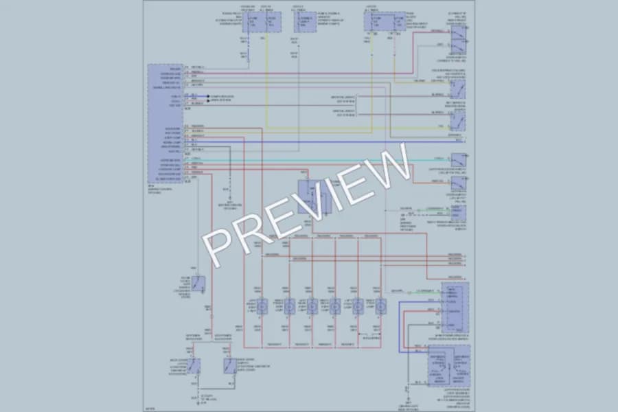 2010 Nissan Armada Interior Lights wiring diagram preview