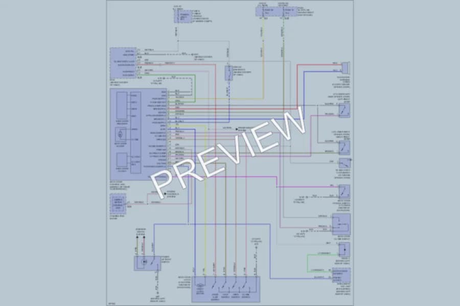 2010 Nissan Armada Trunk Tailgate Fuel Door wiring diagram preview