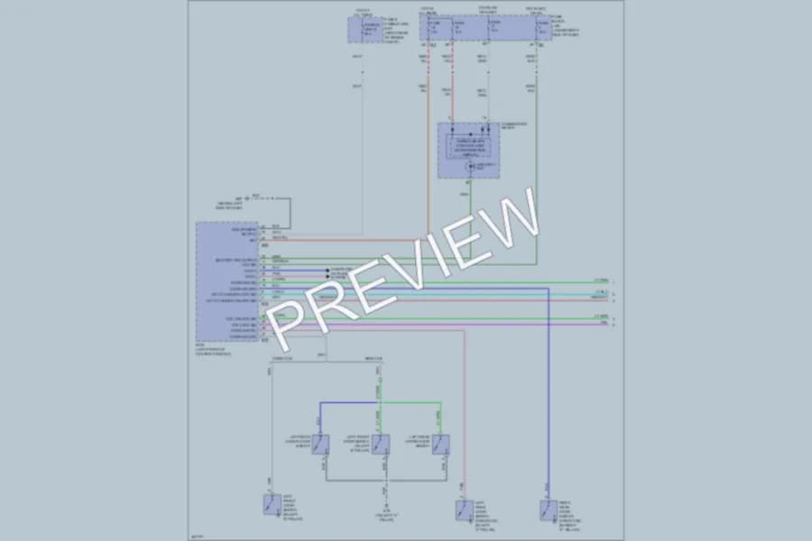 2010 Nissan Frontier Anti Theft wiring diagram preview