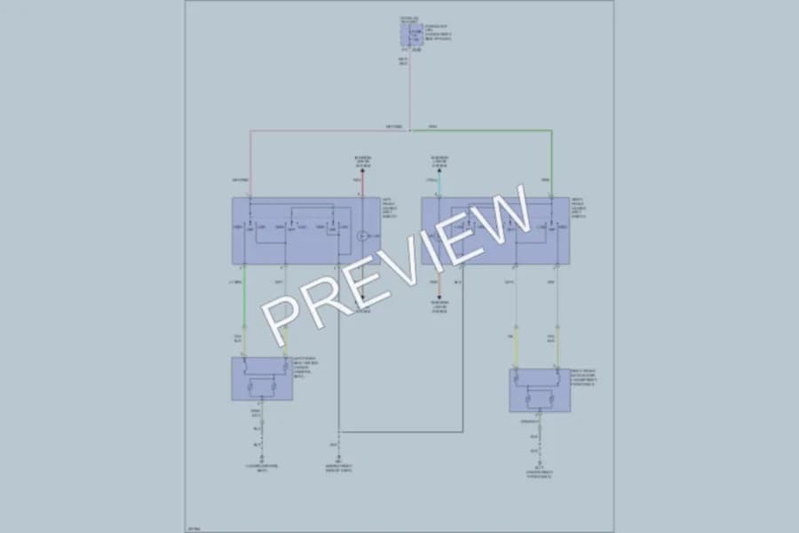2010 Nissan Frontier Power Seats wiring diagram preview