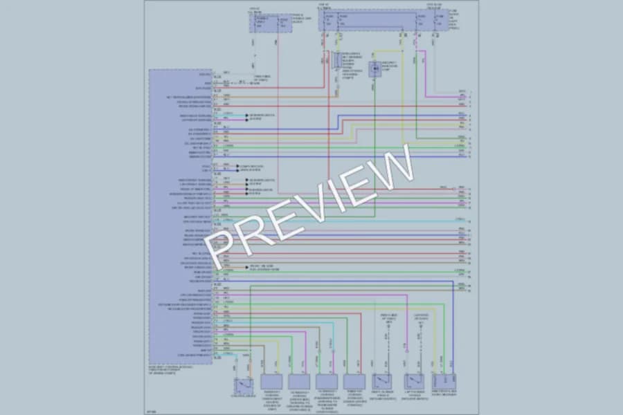 2010 Nissan GTR Anti Theft wiring diagram preview