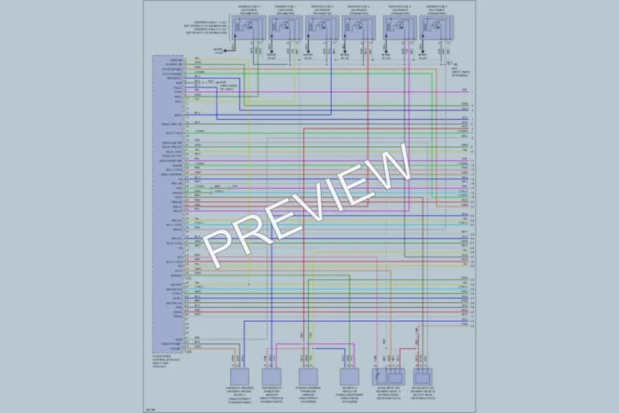 2010 Nissan GTR Engine Performance wiring diagram preview