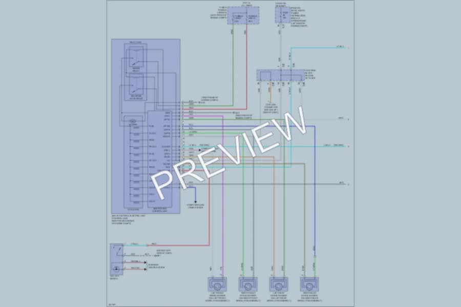 2010 Nissan Maxima Anti Lock Brakes wiring diagram preview