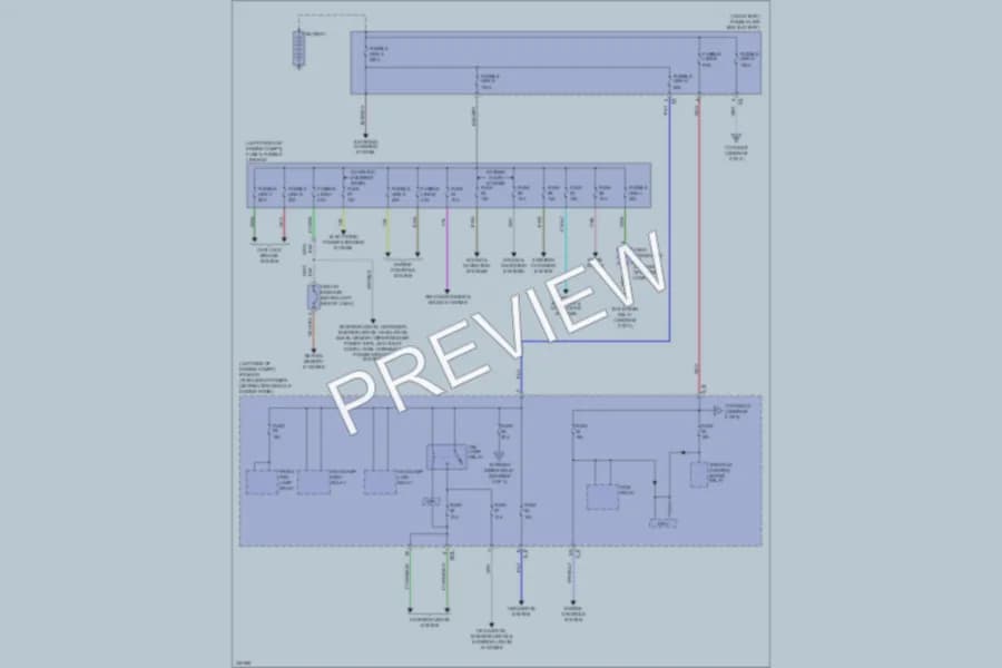2010 Nissan Maxima Power Distribution wiring diagram preview