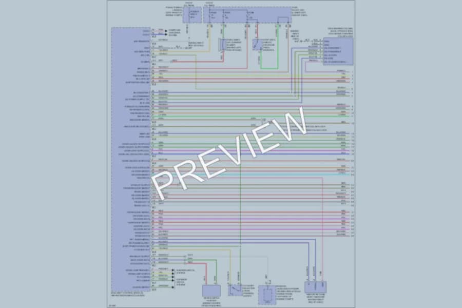 2010 Nissan Maxima Power Door Locks wiring diagram preview