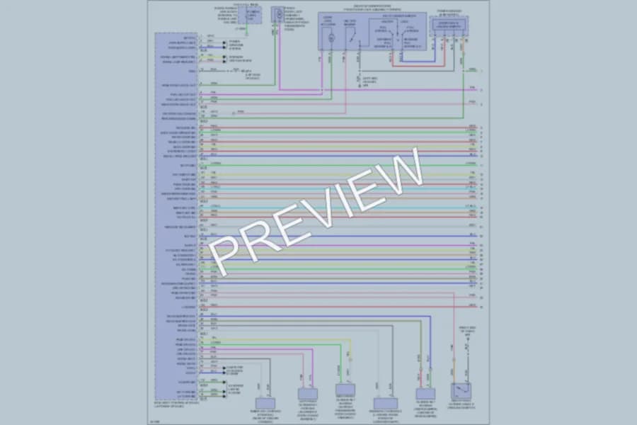 2010 Nissan Murano Anti Theft wiring diagram preview