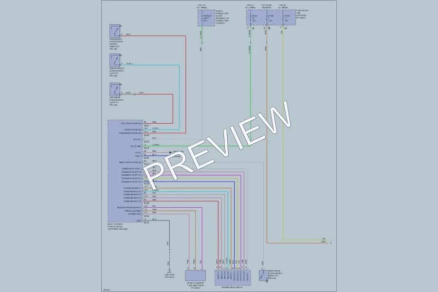 2010 Nissan Murano Headlights wiring diagram preview