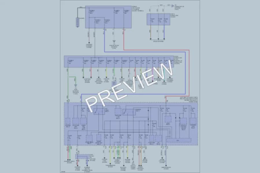 2010 Nissan Murano Power Distribution wiring diagram preview