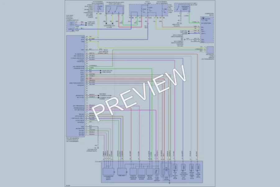 2010 Nissan Murano Transmission wiring diagram preview