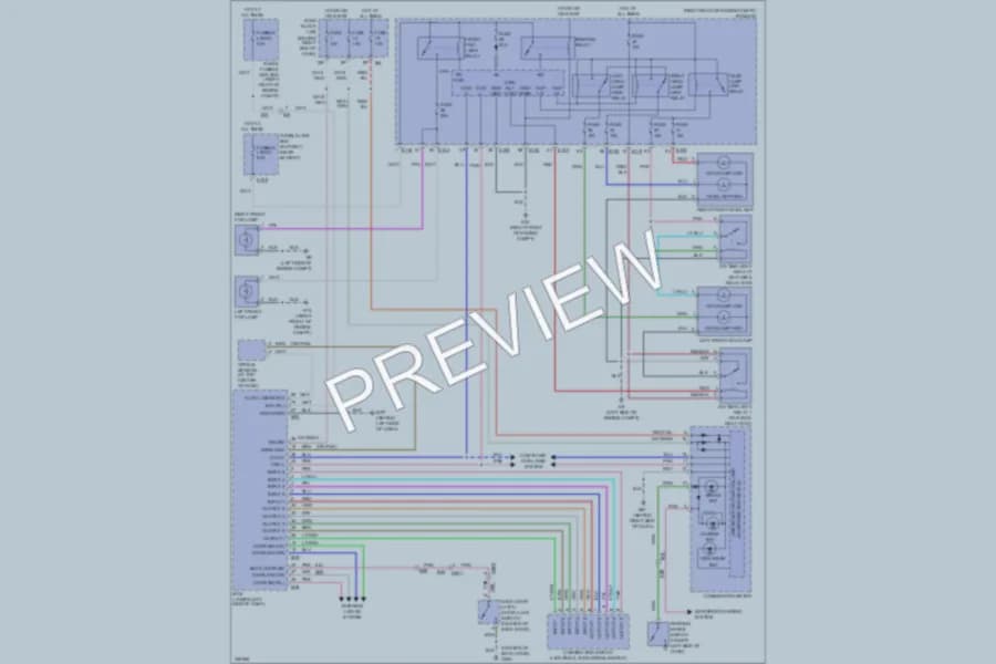 2010 Nissan Pathfinder Headlights wiring diagram preview