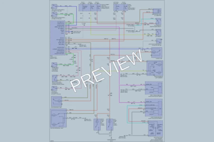 2010 Nissan Pathfinder Interior Lights wiring diagram preview