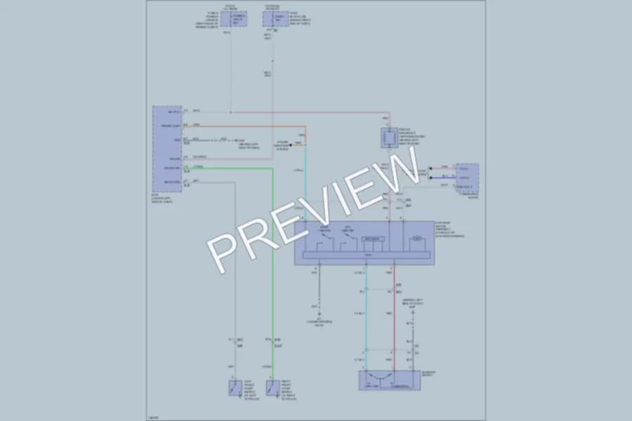 2010 Nissan Pathfinder Power Top Sunroof wiring diagram preview